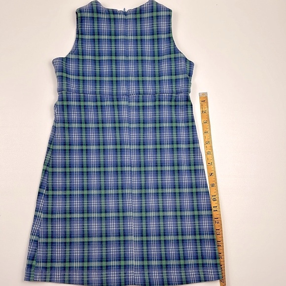 Hartstrings Vintage Jumper Blue Plaid Size 6x - Picture 6 of 9